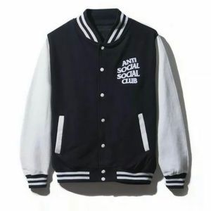 DS Anti Social Social Dropout Letterman Varsity